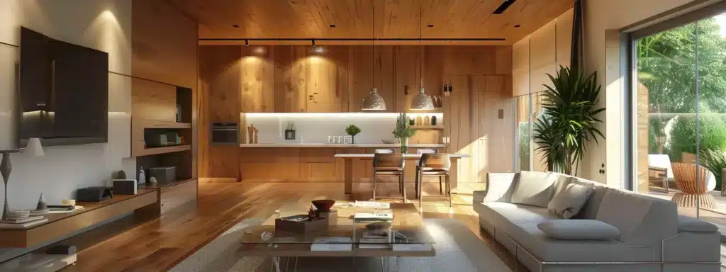 simple smart home with automation minimal room designs